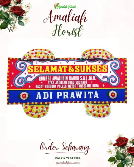 Papan Bunga Ucapan Selamat Kedungudi